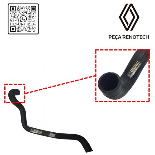 RN 30255R-PX 215030255R MANGUEIRA INF. DO RADIADOR MOT H4M 1.6 16V LOG IISAN IIDUSCAP - 2